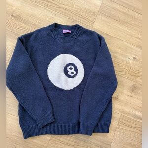 Edikted Oversized 8 Ball Sweater Size S